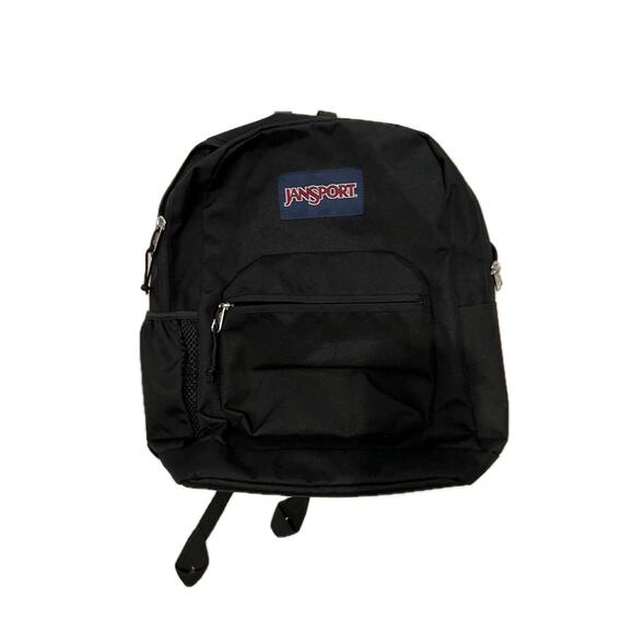 JanSport Crosstown Plus Black Daily Backpack - Picture 1 of 4